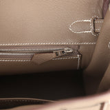Hermes Birkin 25 Etoupe Togo Palladium Hardware - Thumbnail View 9