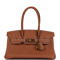 Pre-owned Hermes Shoulder Birkin Light 29 Gold Evercolor Gold Hardware