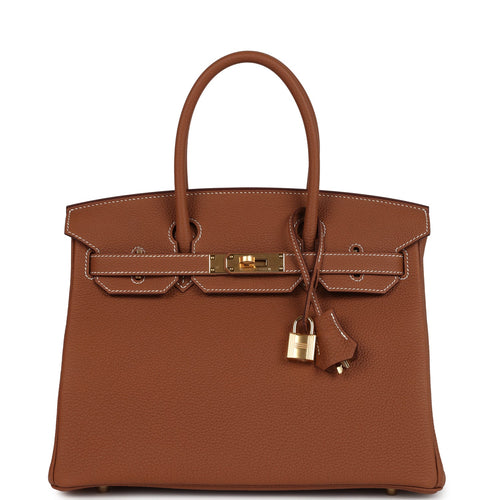 Hermes Birkin 30 Gold Togo Gold Hardware