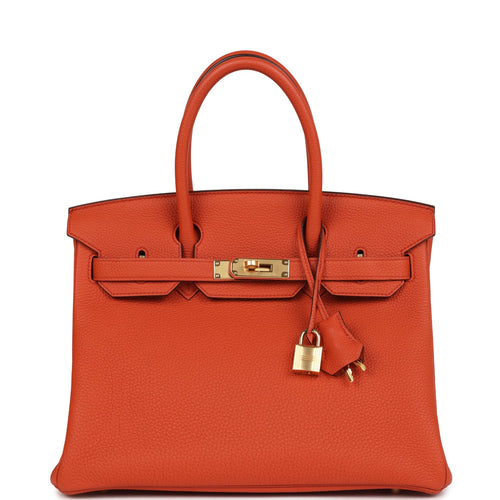 Hermes Birkin 30 Terre Battue Togo Gold Hardware