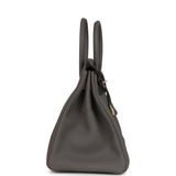 Hermes Birkin 35 Gris Meyer Togo Permabrass Hardware