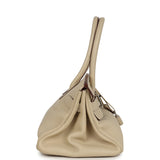 Vintage Hermes Shoulder Birkin 42 JPG Parchemin Clemence Palladium Hardware