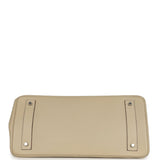 Vintage Hermes Shoulder Birkin 42 JPG Parchemin Clemence Palladium Hardware