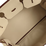 Vintage Hermes Shoulder Birkin 42 JPG Parchemin Clemence Palladium Hardware