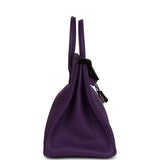 Hermes Birkin 35 Ultraviolet Clemence Palladium Hardware - Thumbnail View 3