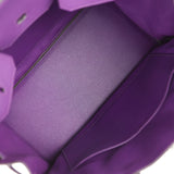Hermes Birkin 35 Ultraviolet Clemence Palladium Hardware - Thumbnail View 8