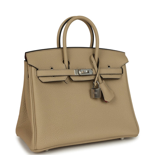 Hermes Birkin 25 Trench Verso Togo Palladium Hardware
