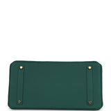 Hermes Birkin 35 Malachite Togo Gold Hardware