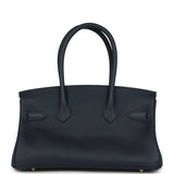 Hermes Shoulder Birkin Light 29 Bleu Abysse Evercolor Gold Hardware - Thumbnail View 4