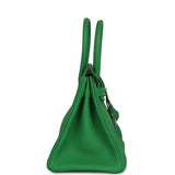 Pre-owned Hermes Birkin 30 Bambou Verso Togo Palladium Hardware - Thumbnail View 3