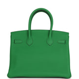 Pre-owned Hermes Birkin 30 Bambou Verso Togo Palladium Hardware - Thumbnail View 4