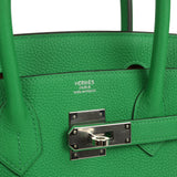 Pre-owned Hermes Birkin 30 Bambou Verso Togo Palladium Hardware - Thumbnail View 7