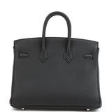 Hermes Birkin 25 Black Togo Palladium Hardware - Thumbnail View 5