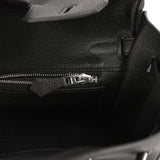 Hermes Birkin 25 Black Togo Palladium Hardware - Thumbnail View 9
