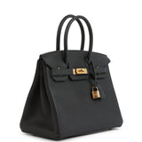 Hermes Birkin 30 Black Togo Gold Hardware