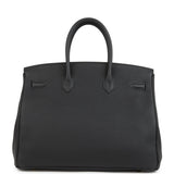 Hermes Birkin 35 Black Togo Gold Hardware