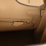 Hermes Birkin 30 Poussiere Togo Permabrass Hardware