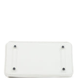 Hermes Birkin 25 New White Swift Palladium Hardware