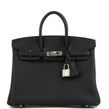 Hermes Birkin 25 Black Togo Brushed Palladium Hardware - Thumbnail View 1