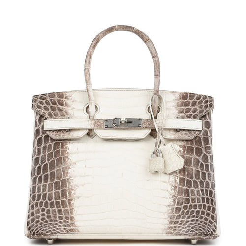Hermes Birkin 30 Himalaya Niloticus Crocodile Palladium Hardware