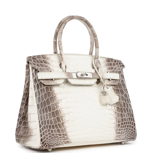 Hermes Birkin 30 Himalaya Niloticus Crocodile Palladium Hardware