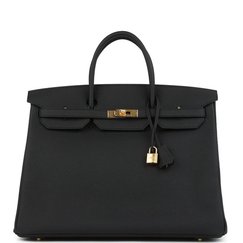 Hermes Birkin 40 Black Togo Gold Hardware