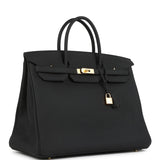 Hermes Birkin 40 Black Togo Gold Hardware