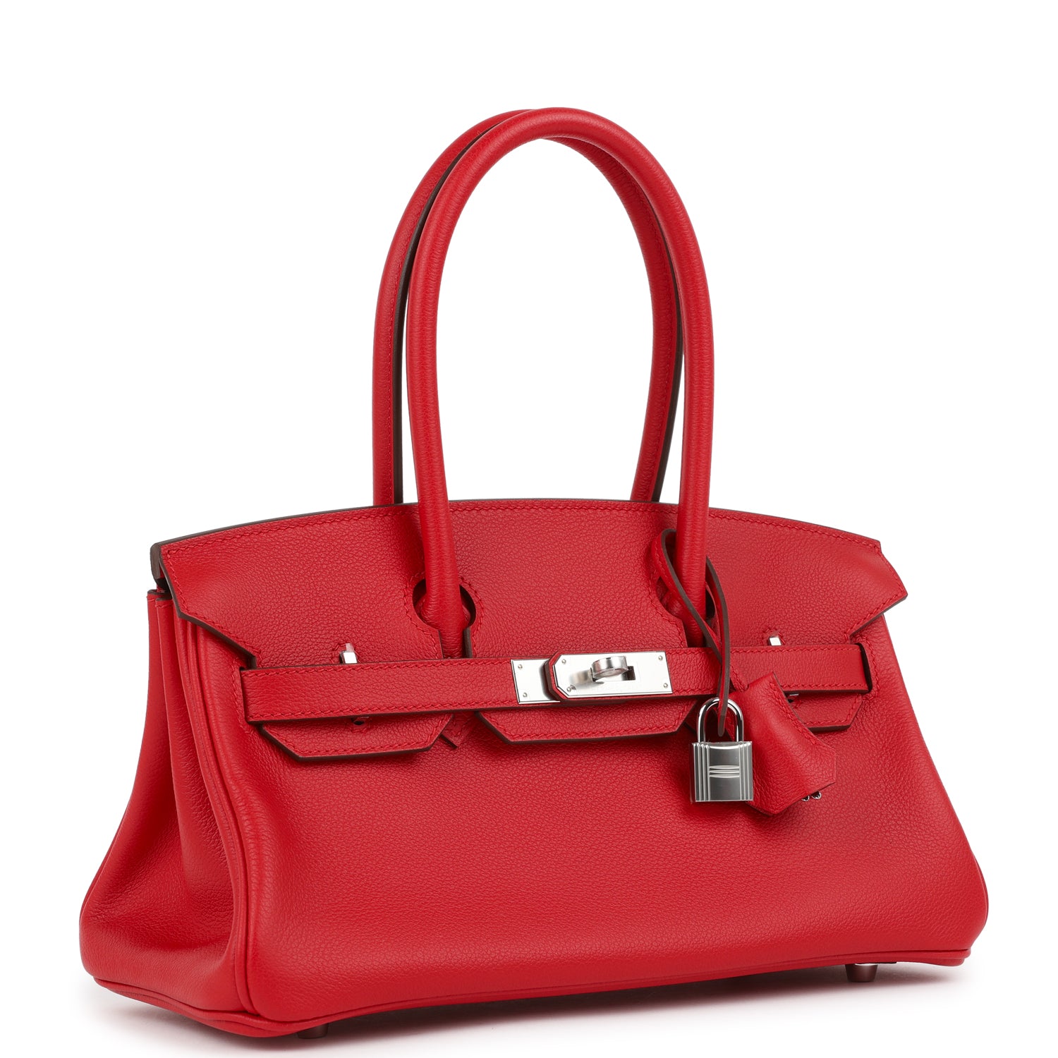 HERMES 25S SHOULDER BIRKIN 29 IN BLACK CALFSKIN SILVER HARDWARE