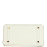 Hermes Birkin 25 New White Swift Gold Hardware