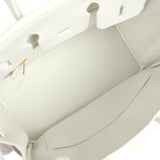 Hermes Birkin 25 New White Swift Gold Hardware