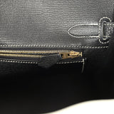 Pre-owned Hermes Special Order (HSS) Birkin 30 White and Black Clemence Permabrass Hardware