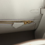 Hermes Birkin 25 Gris Pale Togo Gold Hardware