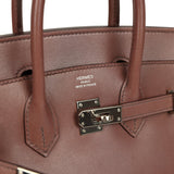 Pre-owned Hermes Birkin 25 Griolet Tadelakt Palladium Hardware - Thumbnail View 7