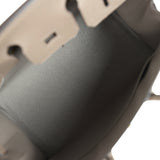 Hermes Birkin Sellier 25 Etain Epsom Gold Hardware