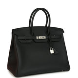 Hermes Birkin 35 Black Togo Brushed Palladium Hardware