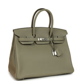 Hermes Birkin 35 Sauge Togo Palladium Hardware