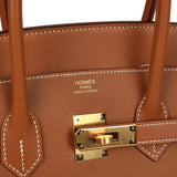 Hermes Birkin Sellier 35 Gold Madame Gold Hardware