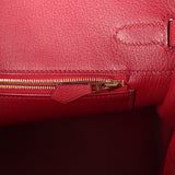 Hermes Birkin 35 Rubis Togo Gold Hardware