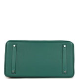 Pre-owned Hermes Birkin 35 Malachite Clemence Palladium Hardware - Thumbnail View 6