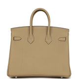 Hermes Birkin 25 Trench Togo Palladium Hardware