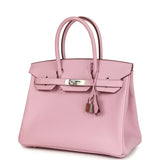 Hermes Birkin 30 Mauve Sylvestre Epsom Palladium Hardware - Thumbnail View 5