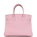 Hermes Birkin 30 Mauve Sylvestre Epsom Palladium Hardware - Thumbnail View 4