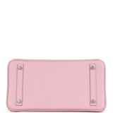 Hermes Birkin 30 Mauve Sylvestre Epsom Palladium Hardware - Thumbnail View 6