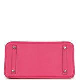 Pre-owned Hermes Special Order (HSS) Birkin 30 Rose Tyrien Verso Chevre Mysore Palladium Hardware