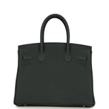 Hermes Birkin 30 Vert Fonce Togo Palladium Hardware