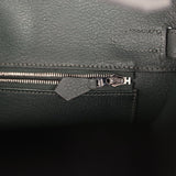 Hermes Birkin 30 Vert Fonce Togo Palladium Hardware