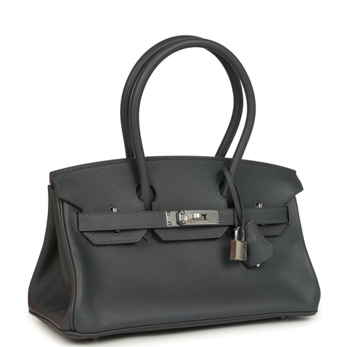 Hermes Shoulder Birkin Light 29 Ardoise Evercolor Palladium Hardware