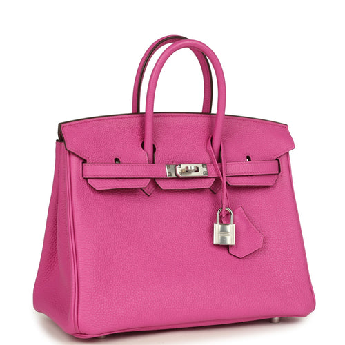 Hermes Birkin 25 Magnolia Togo Palladium Hardware