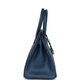 Hermes Birkin 30 Deep Bleu Epsom Palladium Hardware - Thumbnail View 3