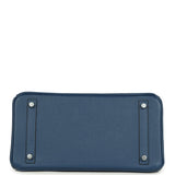 Hermes Birkin 30 Deep Bleu Epsom Palladium Hardware - Thumbnail View 6